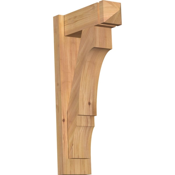 Ekena Millwork Balboa Arts & Crafts Smooth Outlooker, Western Red Cedar, 5 1/2"W x 14"D x 26"H OUT06X14X26BOA03SWR - main